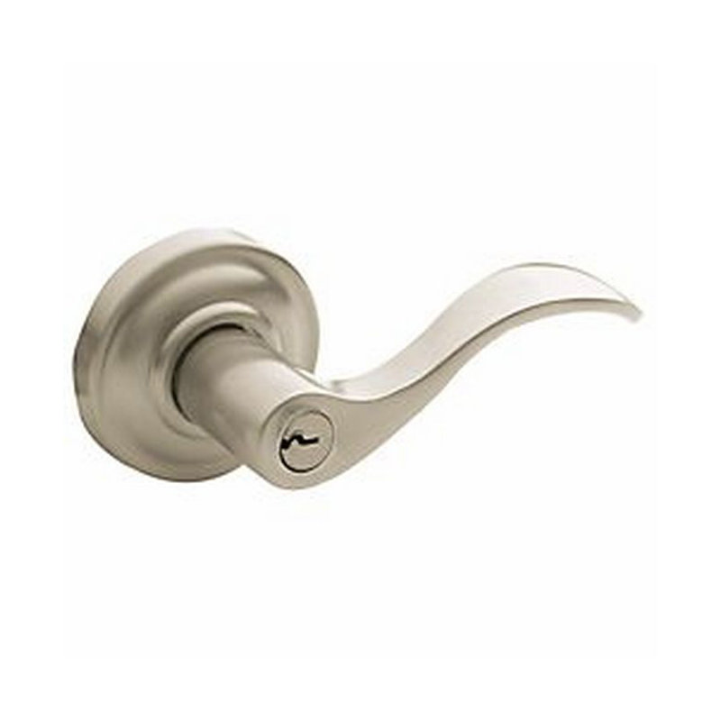 Wave Full Dummy Door Lever, Oil Rubbed Bronze