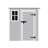 6X6 FT Storage Shed, Waterproof Resin Outdoor Storage Shed With Floor & Window &  Lockable Doors And  Vents, Tool Shed For Bike, Garden, Backyard,Lawn, All Weather Use, Light Grey