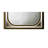 Laveda Pearl White Finish Mirror W/LED
