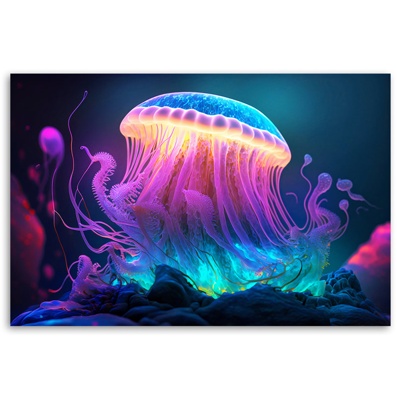 Neon - Wrapped Canvas Print