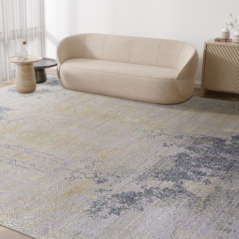 Abstract Area Rug, Rectangle 8' x 10'