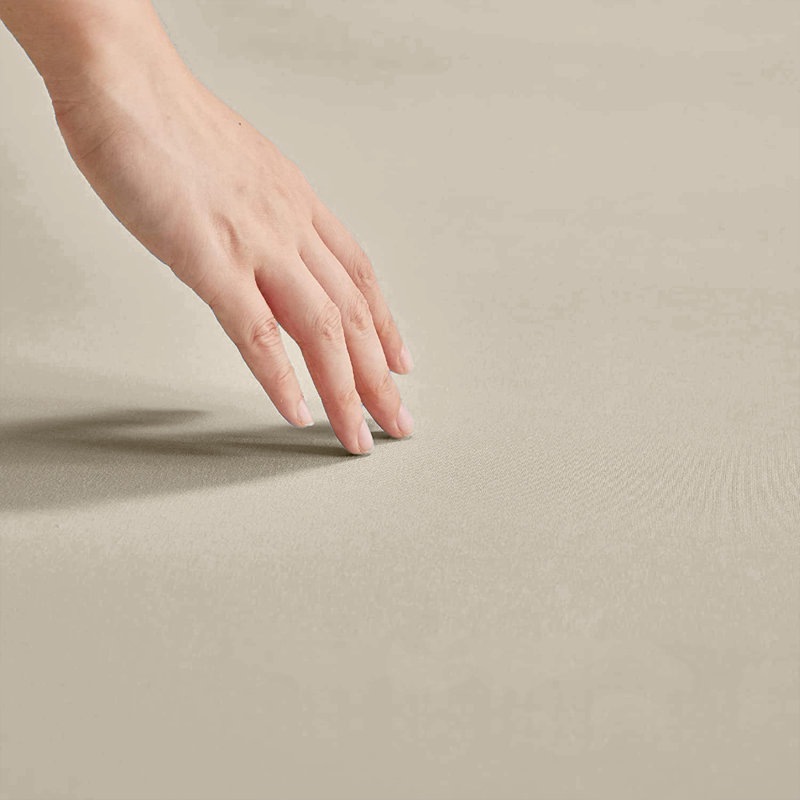 Iaan Soft Microfiber Brushed 40 cm Deep Fitted Sheet, Double, King, Kingsize (5'), Cream