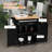 Kitchen Island Cart Rolling Trolley Cart With Drawer, Storage Cabinet & Towel Rack-252112005