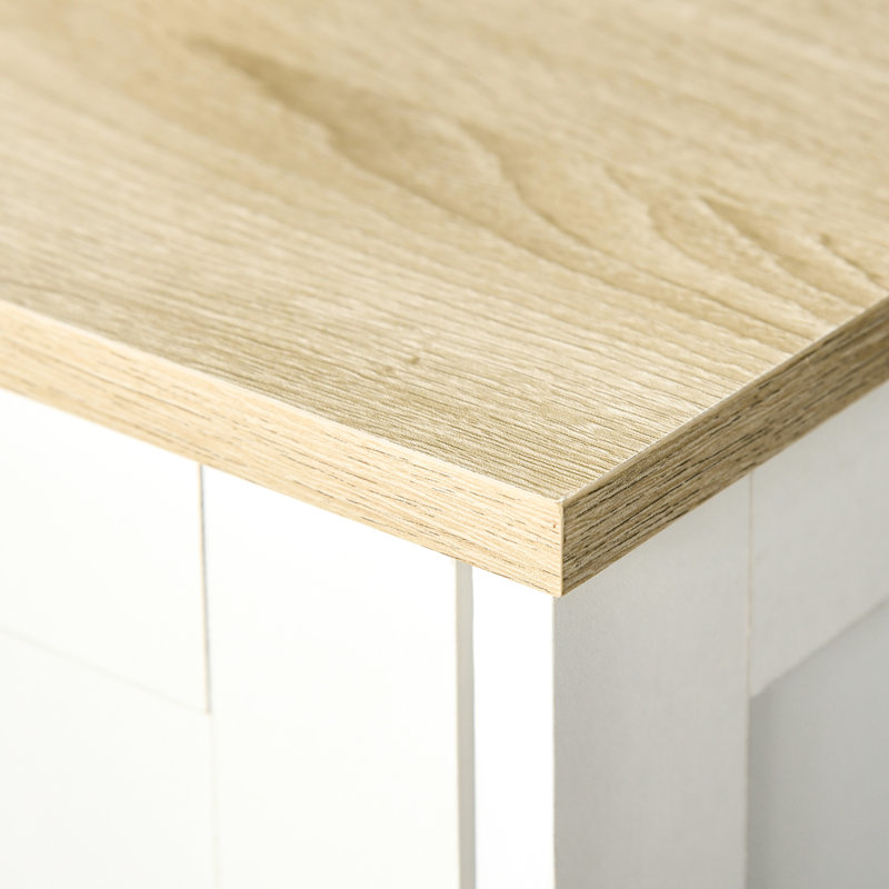 Armoire de rangement blanche à deux portes avec tablettes réglables pour le salon, la chambre à coucher, l'armoire de couloir, la porte, blanc, 2 utilisations