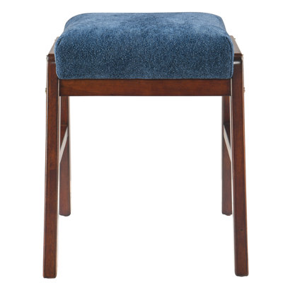 Tabouret moderne rembourré avec cadre en bois pour une utilisation polyvalente