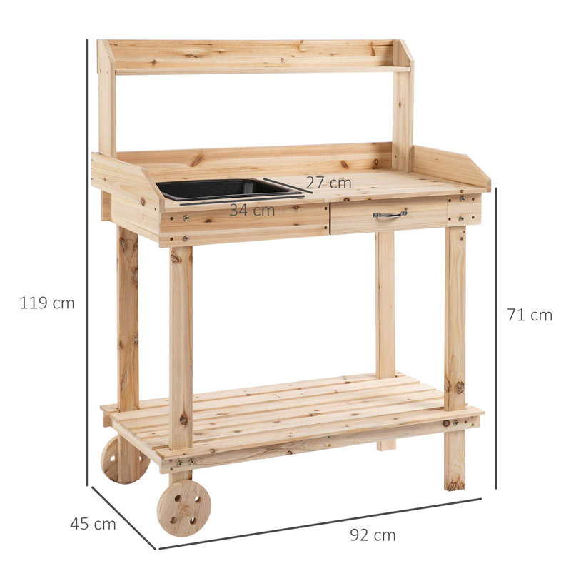 Mooresburg Fir Potting Bench