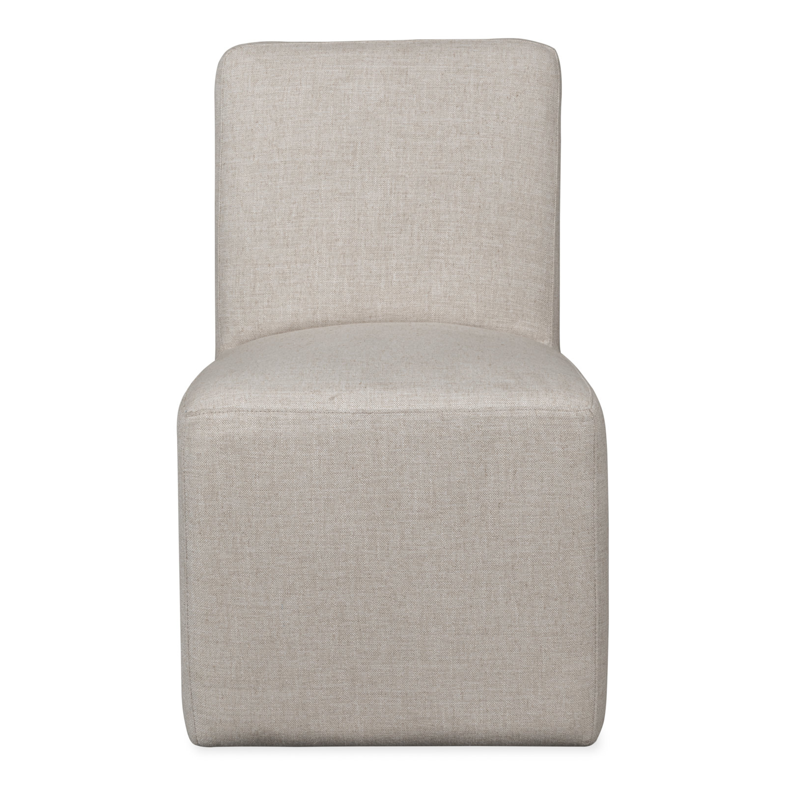 Aslan Linen Dining Chair, White