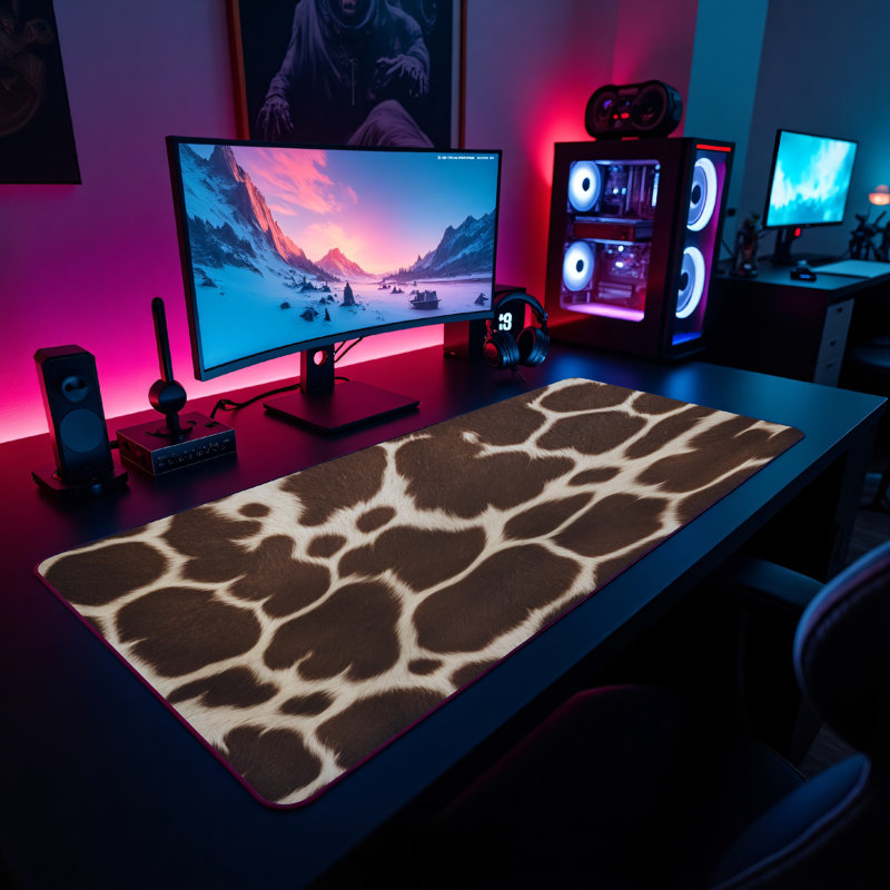 Polyester Desk Pad, 14.4x12.1