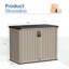 Secure Outdoor Storage, the Versatile Weather-resistant Cabinet，Without Shelves-101553811