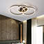 Karagh 3-Light Flush Mount Ceiling Fixture for Living Room Bedroom-922432278