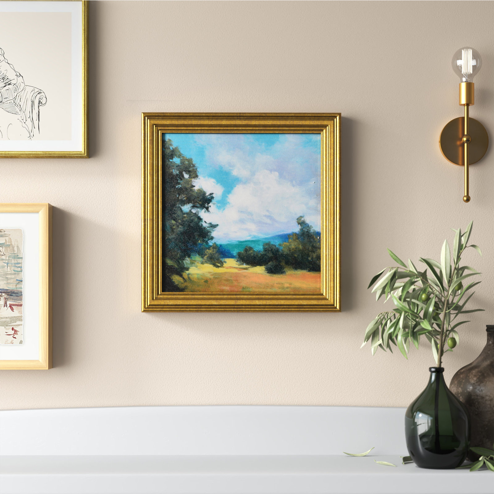 Watercolor Nature Landscape