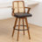 Modern Swivel Upholstered Cane Back Counter & Bar Stools-1726247012-1726247015