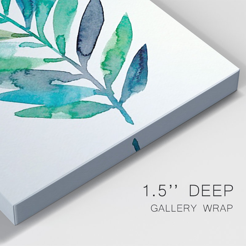 Impression sur toile tendue Palm Frond Flow II, H 36 po x l 24 po x P 1 po