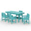 Table de salle à manger d'extérieur en PEHD 67,91 po-117497988