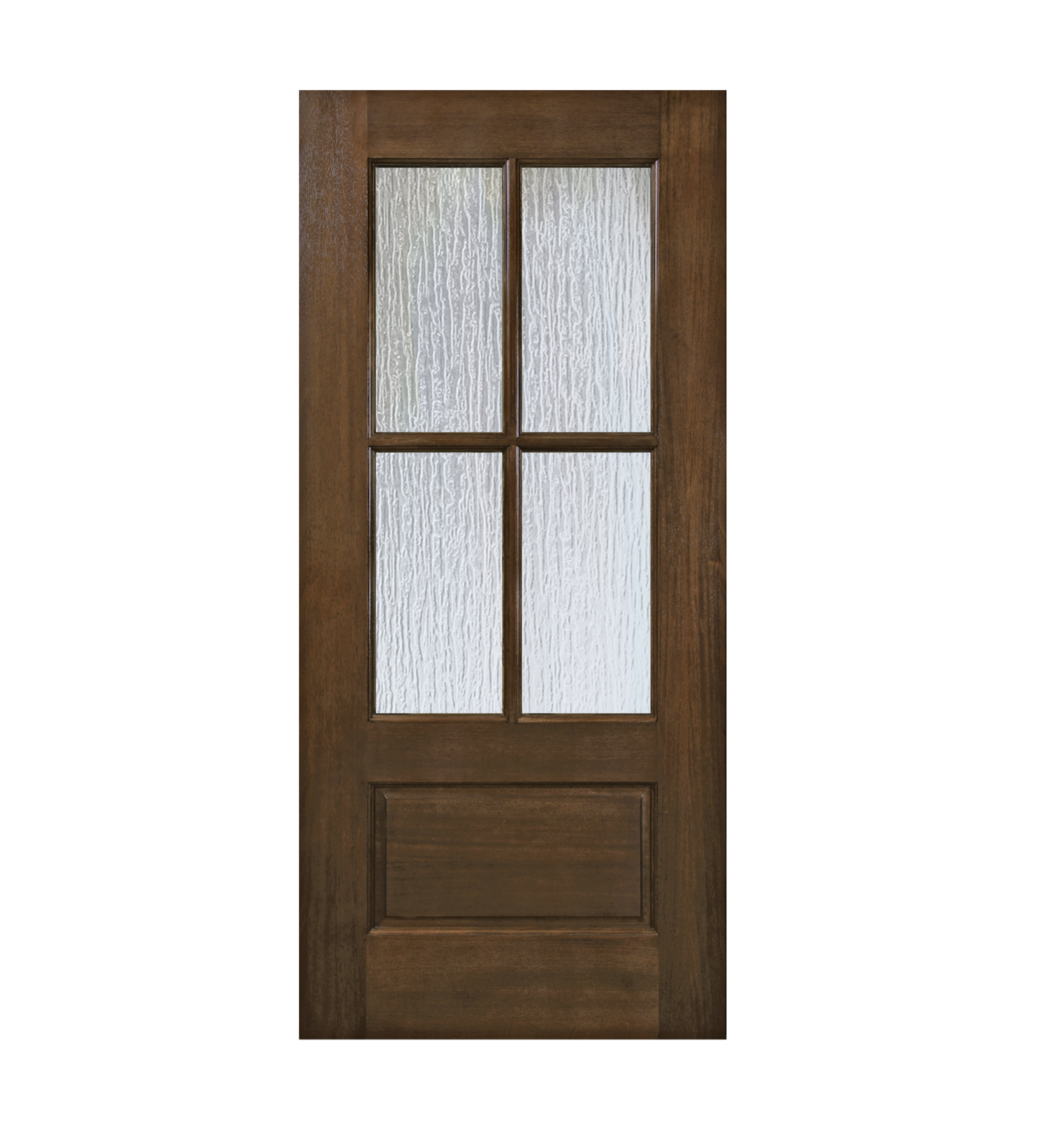 Knockety Unfinished Mahogany Pre-Hung Front Entry Door & Reviews | Wayfair