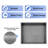 15'' W x 13'' H Bathroom Shower Niche, Stainless Steel Rectangular Wall Niche, Gunmetal Black-98468843