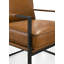 Fauteuil en cuir fleur Gains-302659150