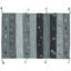 Tapis moderne gris / noir en laine