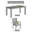 Deidre 4 - Person Patio Dining Set with Rectangular Table , Cushions Included-96382019