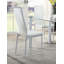 Side Chairs 2Pc Set Faux Leather Upholstery