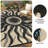 Modern Reversible Abstract Outdoor Area Rug - Stain Resistant, UV Resistant, Washable , Waterproof-1568299631-1568299630