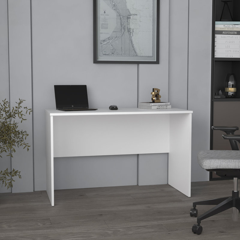 Table de salle à manger simple et moderne de 47 po de large avec bureau et ordinateur portable pour la chambre à coucher, le salon, la maison et le bureau, cuisine