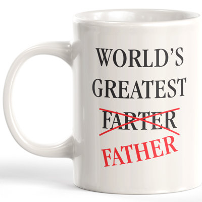 Grande tasse à café « World the greatest farter Father »