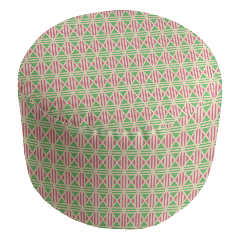 Repose-pieds Avicia, Rose / vert olive