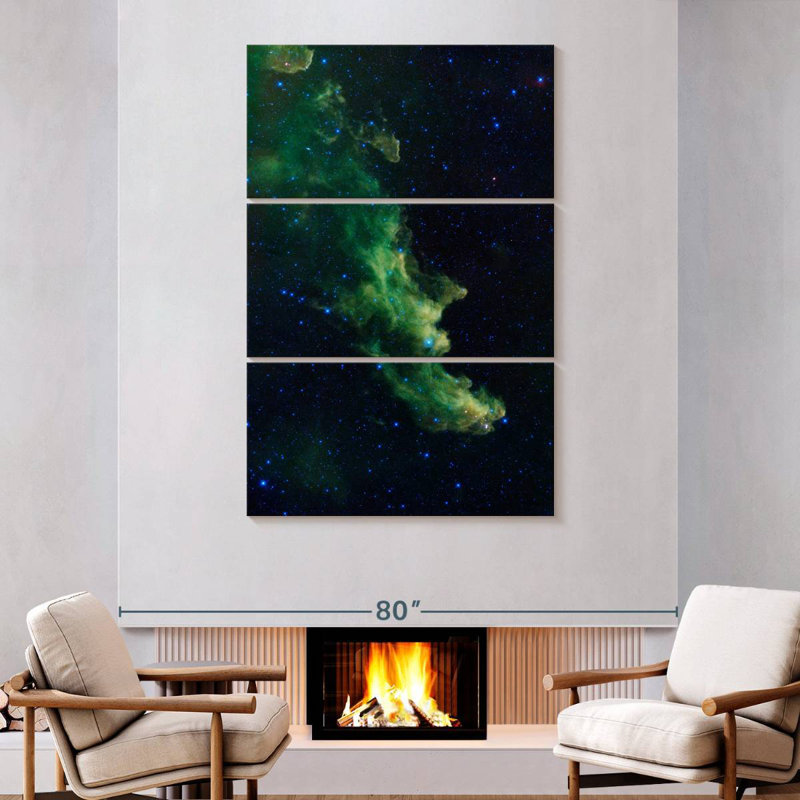 Oberle Witch Head Nebula, 74" H x 48" W