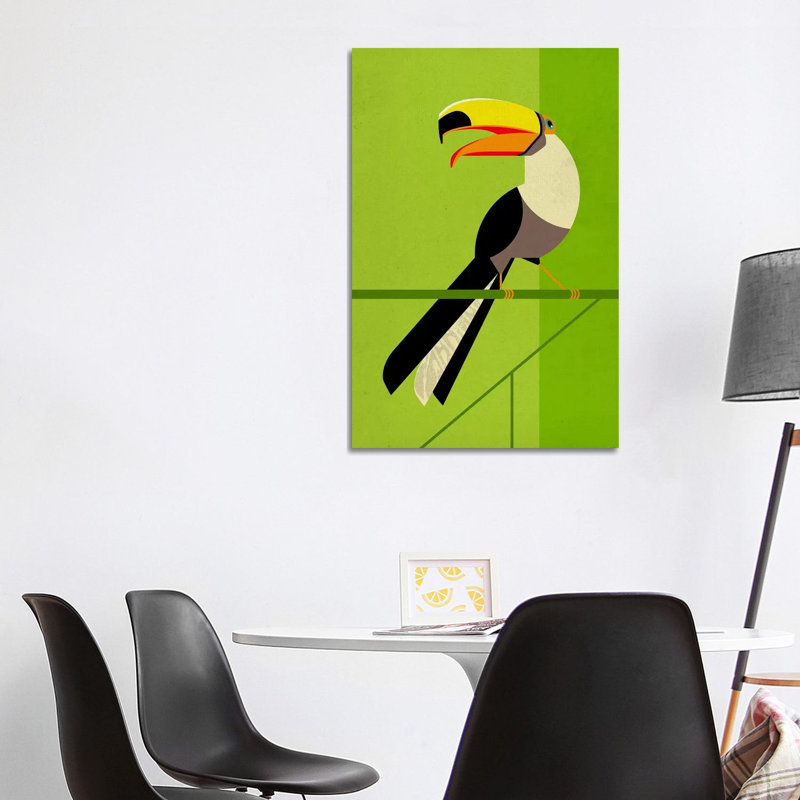Tucan by Dieter Braun - Print on Canvas, Wrapped Canvas, 101.6 cm H x 66.04 cm W x 1.91 cm D