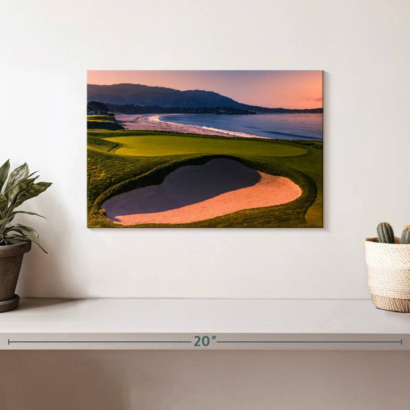 Sirci Pebble Beach Golf, H 8 po x l 12 po