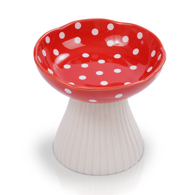 P.t. Bol surélevé en forme de champignon pour animaux Pet Co.