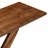 57'' Modern Rustic Console Table With Cross-Leg Design-1777296271
