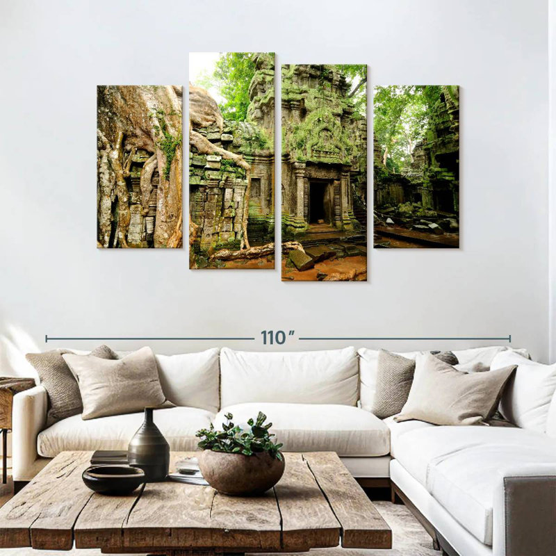 Adella Ta Prohm Temple, 54" H x 84" W