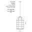 Everly Quinn Gateway Park Soft Brass With Oatmeal Linen Pendant Light