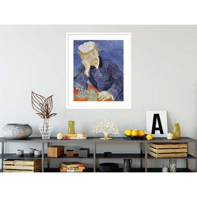 «Dr. Paul Gachet» par Vincent van Gogh, impression giclée encadrée