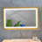 48*30 Framed Bathroom Mirror Square Wall-Mounted Material-1127563828