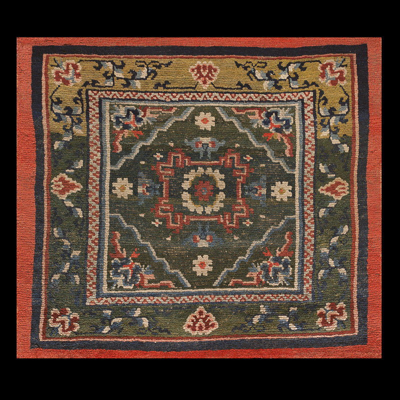 Tapis tibétain unique en son genre
