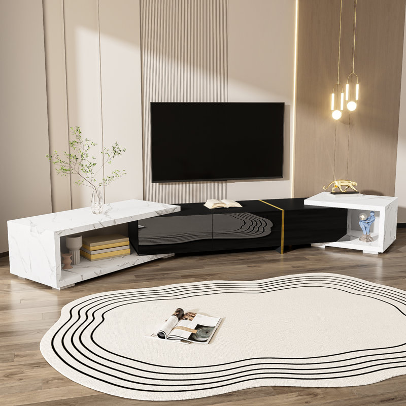 TV Stand for TVs up to 88", Black