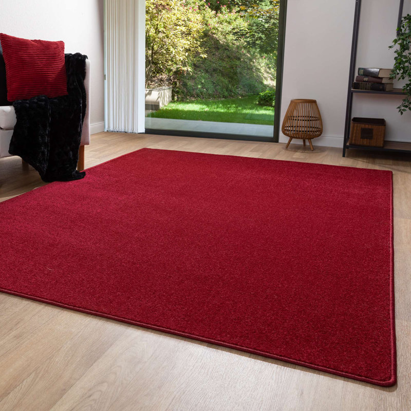 Vierzon Solid Colour Area Rug, Rectangular 40 x 60cm