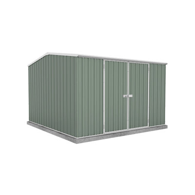 Absco Premier 10 ft. W x 10 ft. D Metal Storage Shed