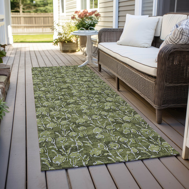 Tapis intérieur / extérieur Emeth, Tapis de couloir 2 pi 3 po x 7 pi 6 po
