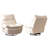 33'' Wide Contemporary Swivel Rocker Manual Recliner Chair With USB Charger & Storage Pocket – Plush Cushioned, 270° Rotation"-494007653