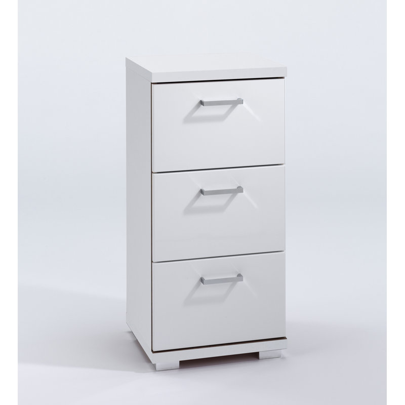Pegues Bathroom Cabinet, White