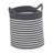 Artisan Striped Cotton Rope Basket Trio