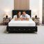Matelas en mousse viscoélastique imprégnée de thé vert Herbal Fusion Collection, grand, blanc-1190452641-1190129708