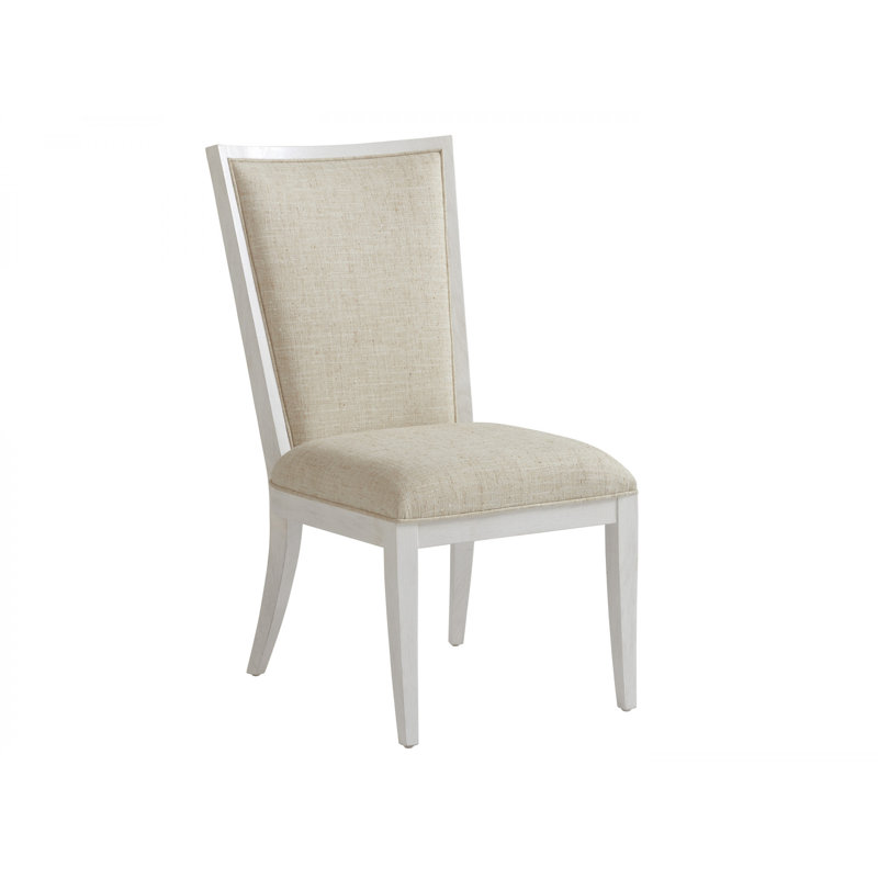 Ocean Breeze Sea Winds Upholstered Side Chair, Beige
