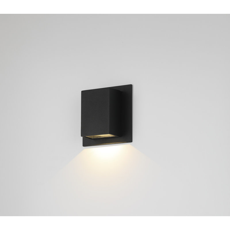 erebus Outdoor LED Wall Light, 3W, Black