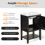 Meuble-lavabo simple avec lavabo supérieur L 20 po x l 15,5 po Nejla-1965192003