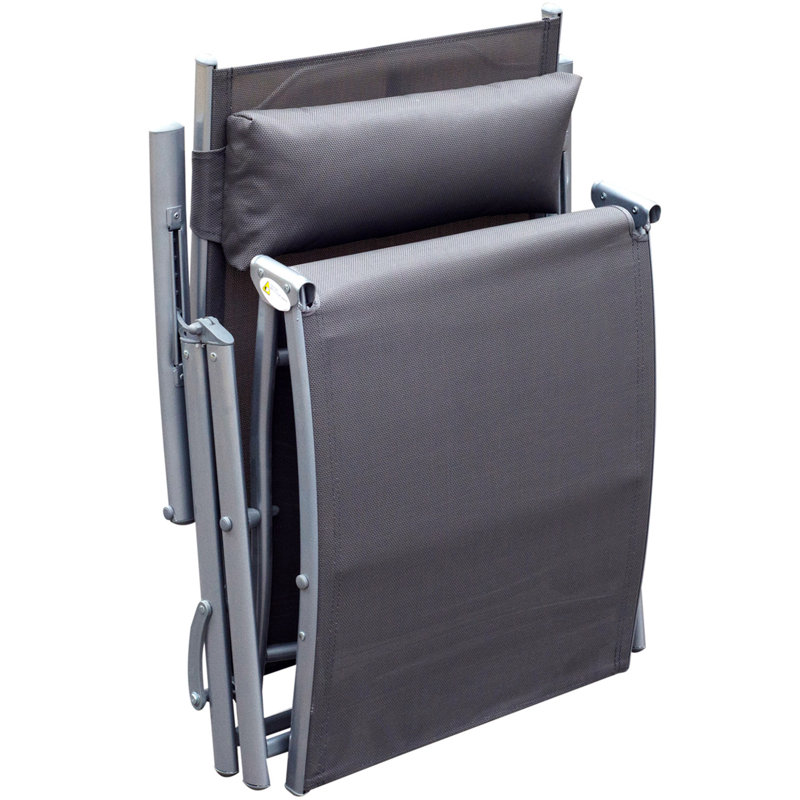 Outdoor Lounge Chair, Grey